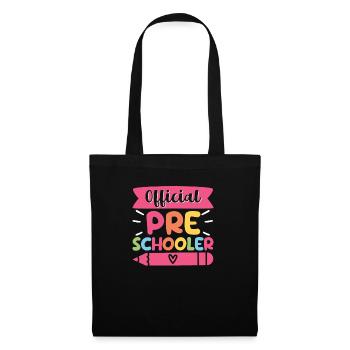 Official Preschooler Funny Pre-K Preschool - Tote Bag - black - Front