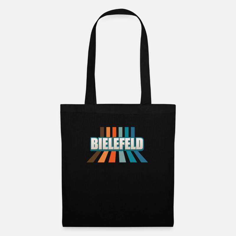 Bielefelderin Bielefelder Bielefeld - Stoffbeutel - Schwarz