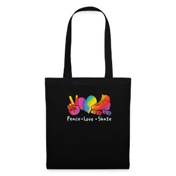 Patins à roulettes, patineurs à roues alignées, patins à roues alignées - Sac en tissu - noir - Devant