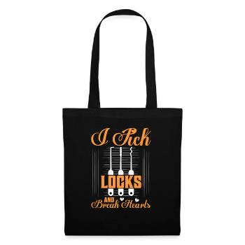 I Pick Locks And Break Hearts Locksmith Lockpicker - Tote Bag - black - Front