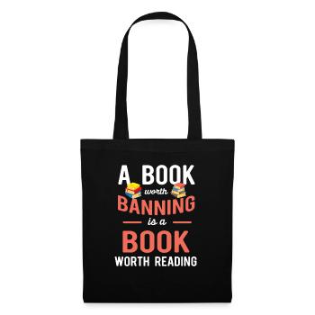 Librarian Bookworm Book Nerd Reading Library - Tote Bag - black - Front