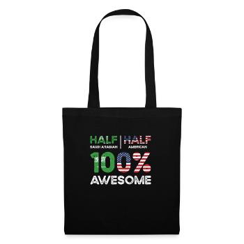 Born Saudi Arabian Saudi Arabia American USA - Tote Bag - black - Front