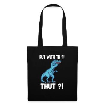 Rut instead of Ruth shirt funny Trex meme overbite - Tote Bag - black - Front