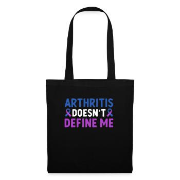 L’arthrite ne me définit pas rhumatoïde - Sac en tissu - noir - Devant