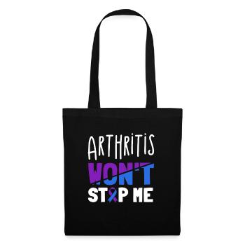 L’arthrite ne m’arrêtera pas la conscience - Sac en tissu - noir - Devant