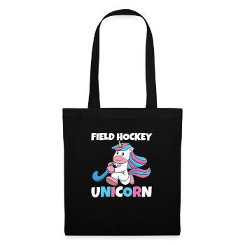 Hockey sur gazon Licorne marquant Sports Passes décisives Goalke - Sac en tissu - noir - Devant