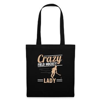 Assiste Passionné Défenseur Sports Hockey sur gazon La - Sac en tissu - noir - Devant