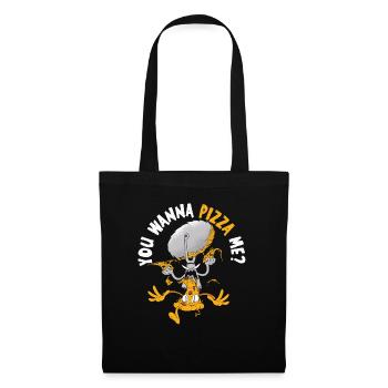 You want to Pizza Me Pizza I Love Pizza Italian Food - Sac en tissu - noir - Devant