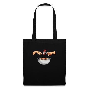 Bratwurst grilling BBQ grilling for real grillers - Tote Bag - black - Front
