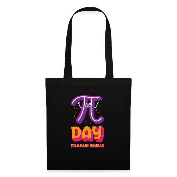 Pi Day Math Holiday Pi Symbol Number - Sac en tissu - noir - Devant