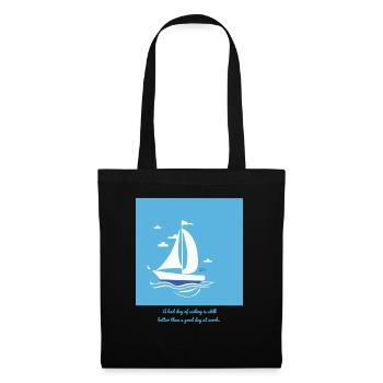 Sailboat - for relaxing days on the water! - Tote Bag - black - Front