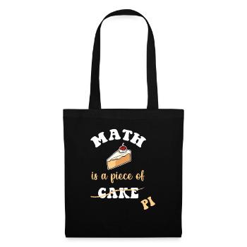 Math is a Piece of Pie Happy Pi Day - Sac en tissu - noir - Devant