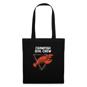 Crawfish Boil Crew Love Crayfish Funny Texas - Sac en tissu - noir - Devant