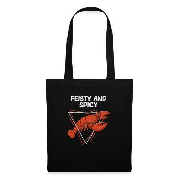 Feisty and Spice Funny Crawfish Boil Love - Tote Bag - black - Front