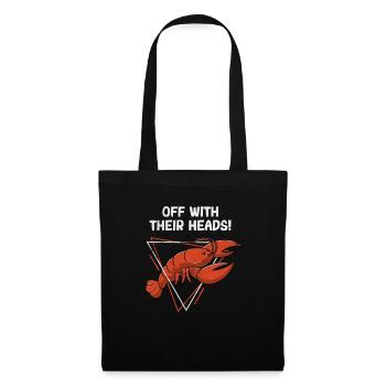Off With Their Heads Funny Cajun Crawfish Boil - Tote Bag - black - Front