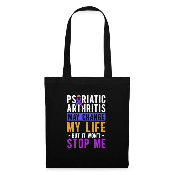 Psoriatic arthritis may challenge my life, - Tote Bag - black - Front