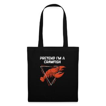 Pretend I'm a Crawfish Funny Cajun Crawfish Boil - Tote Bag - black - Front