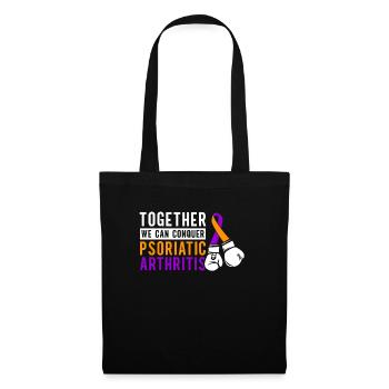 Together We Can Beat Psoriatic Arthritis - Tote Bag - black - Front