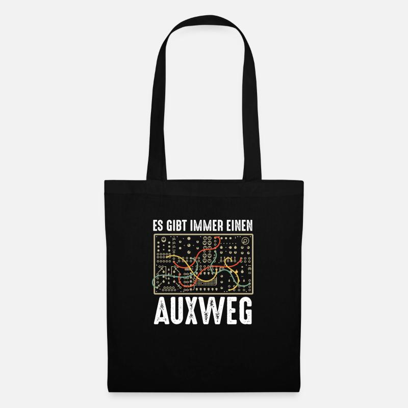Es Gibt Immer Einen Auxweg Tontechnik Tontechniker - Stoffbeutel - Schwarz