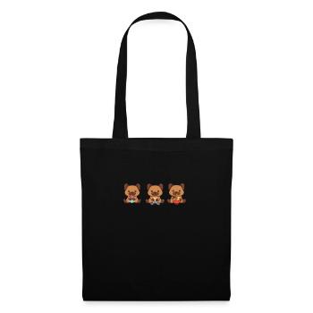 Cadre de jeu Dog Boba Tea - Sac en tissu - noir - Devant
