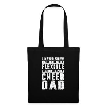 Cheerleader Proud Cheer Dad Cheerleading Beer - Tote Bag - black - Front