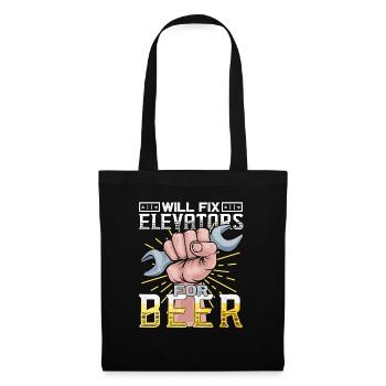 Elevator Inspector - Elevator Mechanic - Tote Bag - black - Front