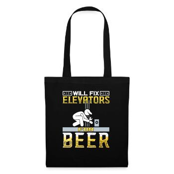 Elevator Inspector - Elevator Mechanic - Tote Bag - black - Front