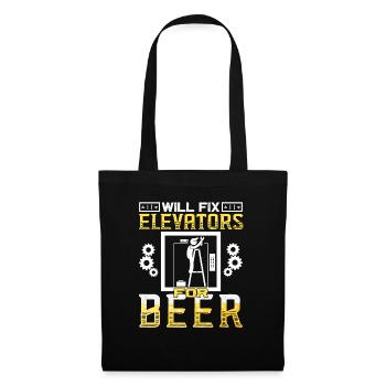 Elevator Inspector - Elevator Mechanic - Tote Bag - black - Front