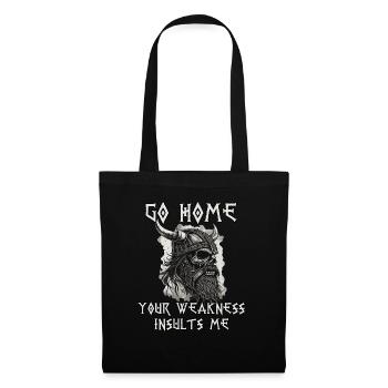 Viking Training Outfit Nordmann Bodybuilding - Tote Bag - black - Front