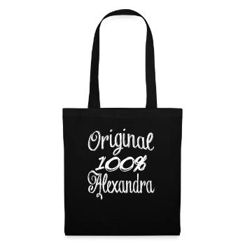 Original 100% Alexandra - Stoffbeutel - Schwarz - Vorne