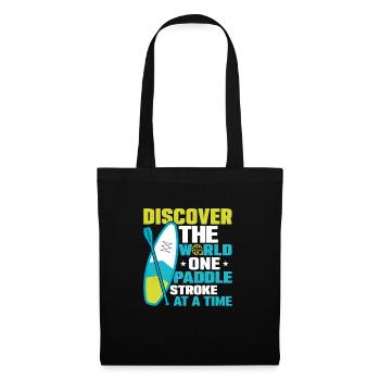Discover The World Stand Up Paddle Board - Stoffbeutel - Schwarz - Vorne