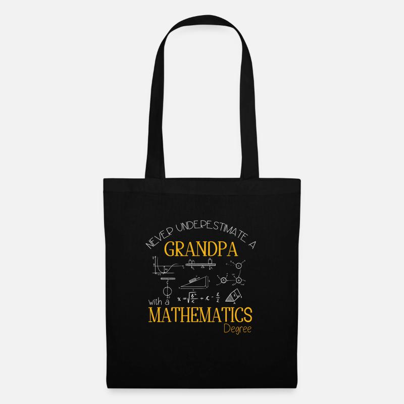 Lustiger Mathe Lehrer Spruch Mathematik - Stoffbeutel - Schwarz