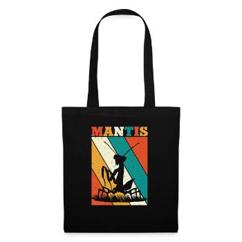 Mante religieuse, collectionneur d’insectes, entomologiste - Sac en tissu - noir - Devant