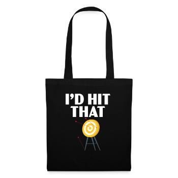 J’avais frappé cet arc archer tirer flèche archer tir à l’arc tir à l’arc - Sac en tissu - noir - Devant