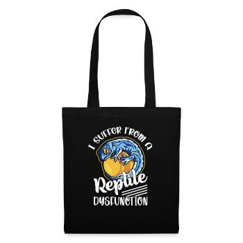 Je souffre d’un dysfonctionnement de reptile Lizard Lover R - Sac en tissu - noir - Devant