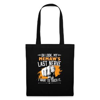 Look My Memaw's Last Nerve Funny Grandmother - Tote Bag - black - Front