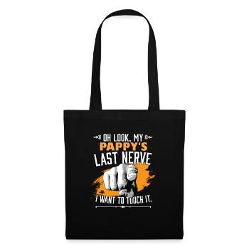 Look My Pappy's Last Nerve Funny Father Dad - Tote Bag - black - Front