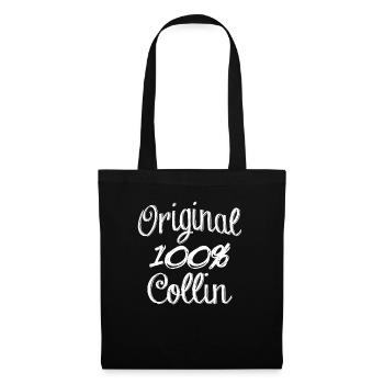 Original 100% Collin - Stoffbeutel - Schwarz - Vorne