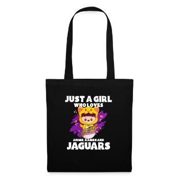 Anime Ramen Corn Dog Girl - Tote Bag - black - Front