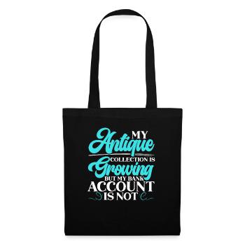 Antiquing Antique Lover Antique Hunting Antiquer - Sac en tissu - noir - Devant