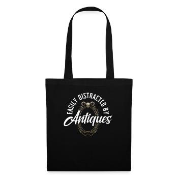 Antiquing Antique Lover Antique Hunting Antiquer - Sac en tissu - noir - Devant