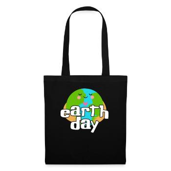 Jour de la Terre - Sac en tissu - noir - Devant
