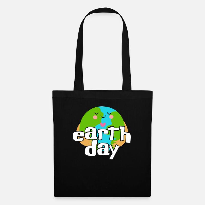 Tag der Erde - Stoffbeutel - Schwarz