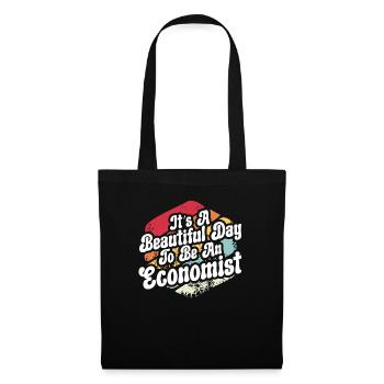 Économiste Professeur d’économie Profession Économie - Sac en tissu - noir - Devant