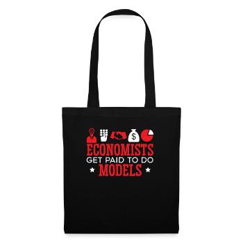 Économiste Professeur d’économie Profession Économie - Sac en tissu - noir - Devant