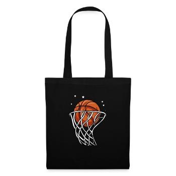 Basketball - Stoffbeutel - Schwarz - Vorne