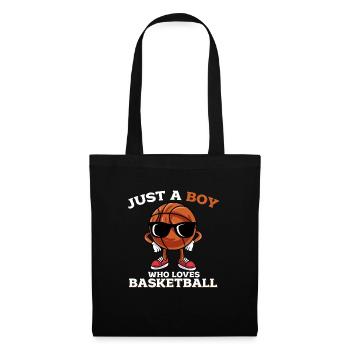 Basketball - Stoffbeutel - Schwarz - Vorne