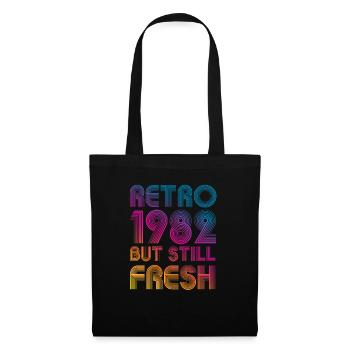 Millésime 1982 - Sac en tissu - noir - Devant