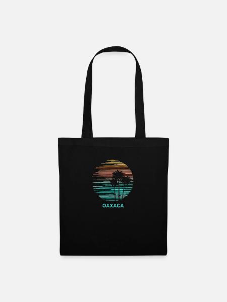 Oaxaca Mexiko Cool Souvenir Urlaub Künstlerisch - Stoffbeutel - Schwarz