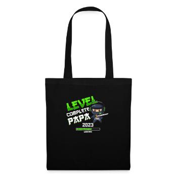 Level Complete PAPA 2023 Loading Gaming Ninja - Tote Bag - black - Front